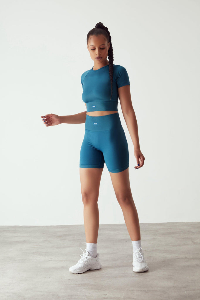 Seamless shorts in Blue - JOGGR